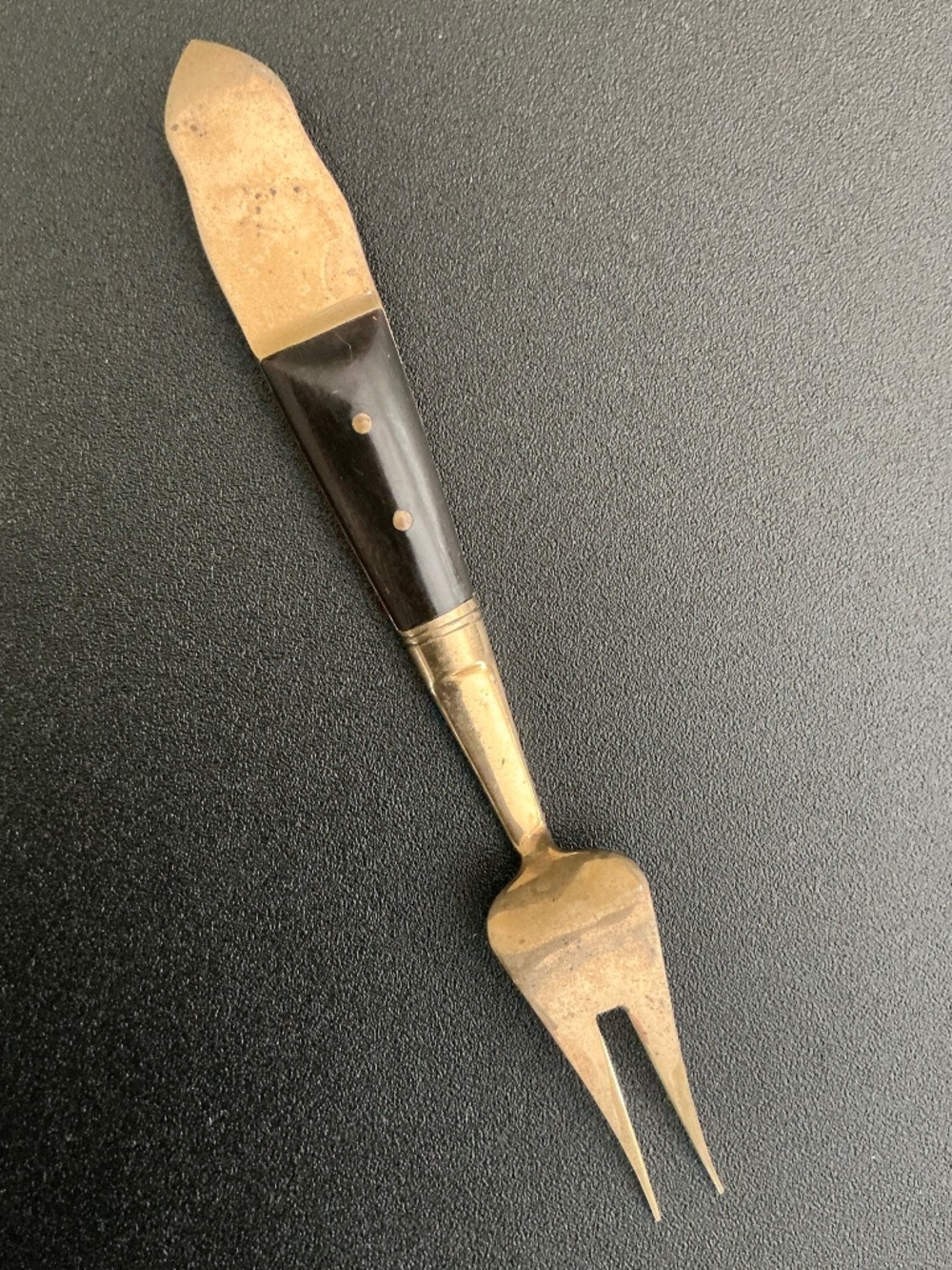 Vintage Thailand Siam Cocktail Hors d’oeuvre Fork Buddha Antique - Picture 9 of 16